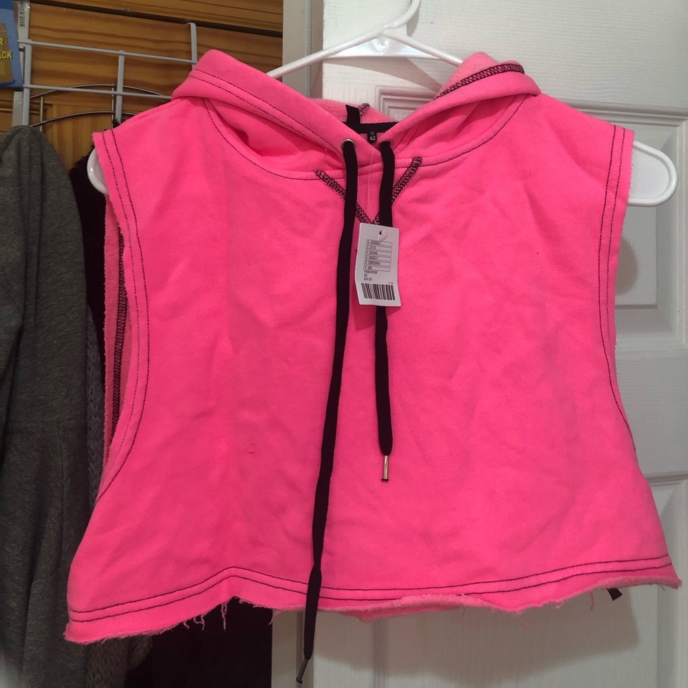 New urban outfitter gym hoodie tank